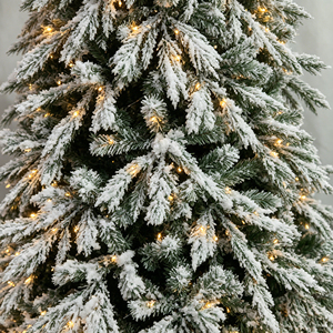 Árbol <span class=keywords><strong>de</strong></span> Navidad Artificial Blanco con Nieve Artificial, Ramas Densas Realistas, Decoración para Bodas, Eventos, Hogar y Festividades, Fabricante OEM - Product Image 6