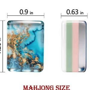 Jeu de <span class=keywords><strong>Mahjong</strong></span> américain au design unique « Monde Marin Magique » pour un jeu amusant - Product Image 2