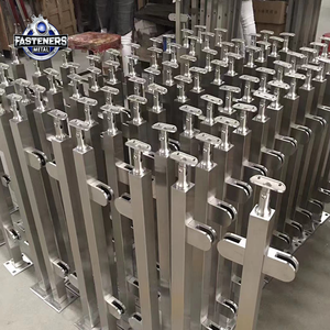 现代不锈钢水平管栏杆系统DIY阳台和楼梯扶手护栏，带管柱顶部导轨 - Product Image 6