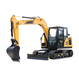 Excavatrice compacte SY75C avec bras à longue portée de 7 m excelle dans les travaux de construction municipale complexes - Product Image 5