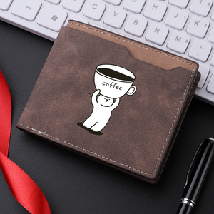 Cartera Corta <span class=keywords><strong>de</strong></span> Cuero PU Estilo Ejecutivo para <span class=keywords><strong>Hombre</strong></span> con Compartimento para Tarjetas <span class=keywords><strong>de</strong></span> Crédito y Cartera Interior Multifuncional - Product Image 4