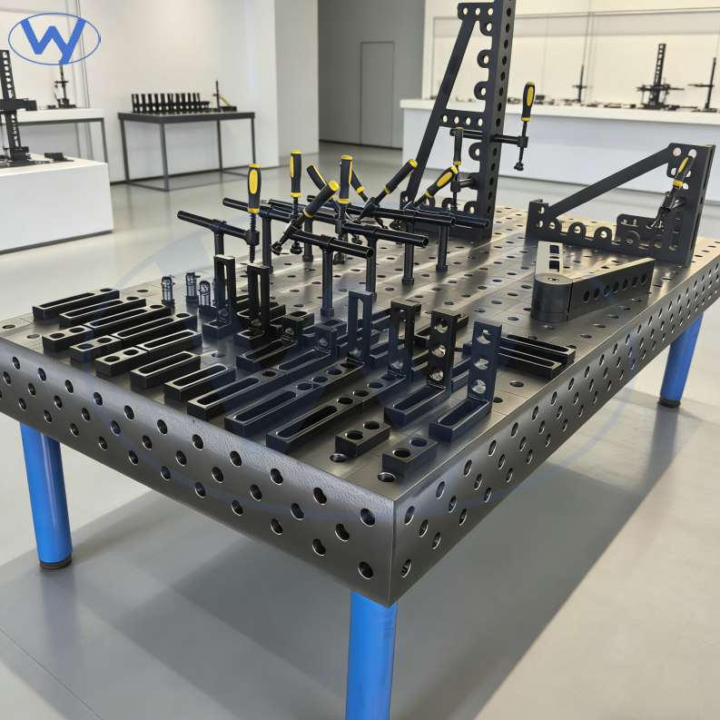 CE Certified Heavy Duty 3000x3000x200mm 3D Modular Welding Table D16 ...