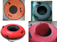 Tubo de Nieve Inflable de 70~120 cm con Asas de Seguridad para Diversión al Aire Libre en Invierno, Trineo Grande para Deslizarse