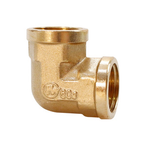 Coude en laiton de 1/2 pouce à 90 degrés avec filetage intérieur et extérieur pour la plomberie, joint spécial - Product Image 2