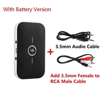 Penerima Pemancar Audio BT5.0 RCA 3.5Mm AUX Jack USB Dongle Adaptor Nirkabel Musik Stereo untuk Kit PC TV Headphone