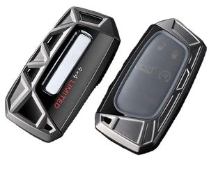 Housse de clé de voiture pour Jeep Renegade Compass Grand Cherokee pour Chrysler 300C Wrangler Dodge Accessoires de voiture Porte-clés - Product Image 2