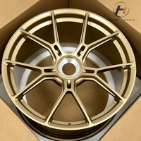 Jantes forgées sur mesure de qualité supérieure 18 19 20 21 pouces 5x112 5x114.3, finition or brillant, en alliage, pour Porsche 911 992.1 Turbo S 2024
