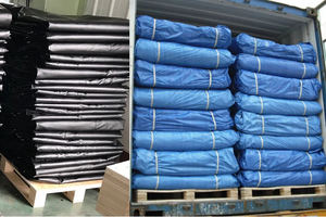 غطاء شاحنة مسطح مخصص للخدمة الشاقة من المصنع، مقاس 16' × 18' مع انخفاض 4 أقدام، وذيل 4' × 8'، وحواف مانعة للمطر 8 بوصات - Product Image 6