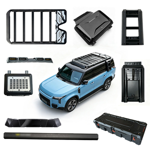 Aluminum Car Roof Luggage Rack Baskets Side Ladder Side Box Side Tent Roof Box Loading Series for ROX 01 - Product Image 1