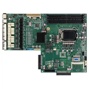 Goedkope Fabriek Industriële Computer Pfense Firewall Moederbord Intel Lga1151 6e-9e Gen Core Cpu 6lan Server Pc Moederbord