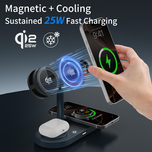 Nuevo Cargador Inalámbrico Magnético de Carga Súper Rápida <span class=keywords><strong>Q</strong></span>.2 de 25W con Ventilador TEC, Estación de Carga 7 en 1 para <span class=keywords><strong>iPhone</strong></span> 17 y Samsung - Product Image 6