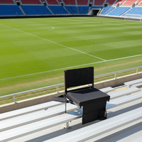 Chaise de stade XINGRUI moderne orange en fer Oxford – Portable, légère, pliable, écologique, durable pour extérieur et parc