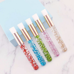 Plastic Eyelash Shampoo <b>Brush</b> Handheld Deep Cleansing Lash <b>Brush</b> for Nose Face Eyebrow Makeup Beauty Tool - Product Image 1