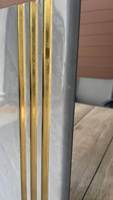 Carreaux de marche d'escalier en céramique texturée pierre, antidérapants, résistants aux acides, à bords incurvés, modernes et luxueux, 1200x470mm, pour usage intérieur, villa