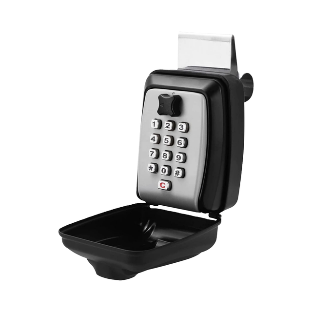 Outdoor Portable Car Dealer Rental Car Push Button 10 Digit Large Car Window Lock Box Ride Share