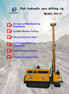 Promoção: Sonda de Perfuração de Exploração Geotécnica e de Mineração de Ouro com Cabo de Aço, a Diesel, 1300m, Esteira, Caixa de Câmbio Totalmente Hidráulica - Product Image 4