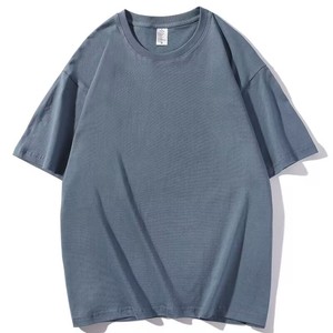 T-shirt court à demi-manches T-shirts unis de haute qualité pour hommes T-shirts vierges T-shirts surdimensionnés pour l'été - Product Image 6