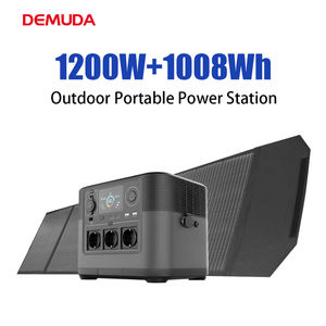 Power Station Lifepo4 1200w Outdoor Camping <b>Solar</b> Generator Mobile Powered Supply Portable Power Stations Rechargeable Outdoor - Product Image 1
