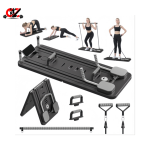 CZFIT Factory Best Seller 5 en 1 : Planche de Pilates, Ensemble Reformer Pilates, Planche de pompes, Reformer Abdominal, Machine de Pilates, Planche coulissante - Product Image 1