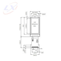 Écran d'affichage TFT de 0,96 pouce avec interface SPI, résolution 80x160, modules LCD pour applications électroniques embarquées de petite taille