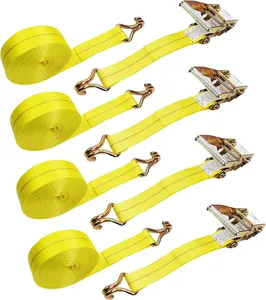 Nhiệm vụ nặng nề Ratchet Tie xuống Ratchet Tie xuống với dòng móc kết thúc và hình chữ J móc