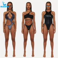 2023 nouveau maillot de bain une pièce doux et lisse tissu Satin Design personnalisé Bikini personnalisé divers accessoires vêtements de natation