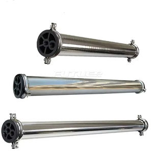 Carcasa para <span class=keywords><strong>Membrana</strong></span> RO SUS 304/316L, Precio Económico, Recipiente a Presión para <span class=keywords><strong>Membrana</strong></span> RO 4040, Acero Inoxidable sin Costuras para Plantas de Manufactura y Hoteles - Product Image 1