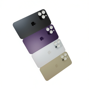 Coque arrière de remplacement pour Apple iPhone 14 Pro, noir, violet, blanc, or - Product Image 2
