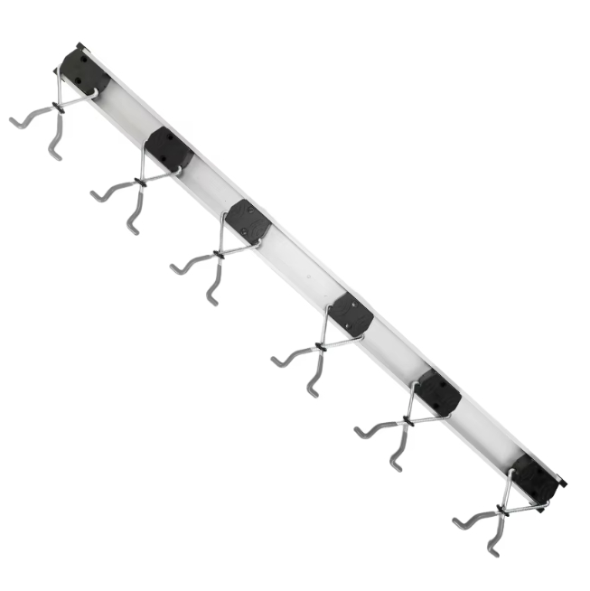 6 galvanized hooks