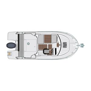 Barco Jeanneau Merry Serie 605 2 Premium, 6.65m de eslora, 4 camas, motor de gasolina, quilla plana para deportes acuáticos - Product Image 3