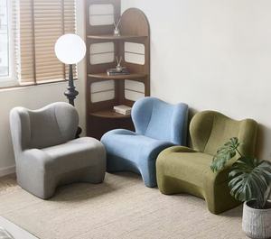 Poltrona da Lettura per Bambini con Supporto Lombare, Ecologica, Portatile, Stile Camera da Letto, Divanetto Singolo - Product Image 5
