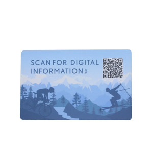 Carte de visite NFC écologique en papier, code QR imprimable, carte RFID, URL encodée, compatible Android et <span class=keywords><strong>iPhone</strong></span> - Product Image 1