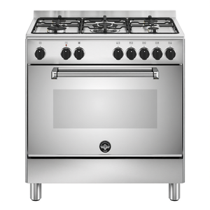 Cocina de gas de 5 quemadores con horno eléctrico AMERICANA AMN855EXV 24 Inox Clase A (80x50x85,3cm) - Product Image 2