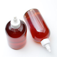 Bouteilles à presser de sirop de miel en plastique PET de qualité alimentaire de 250ml 350ml