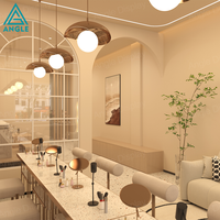 Station de manucure moderne de qualité professionnelle, solution tout-en-un pour la rénovation de l'aménagement intérieur de salons de beauté, table de manucure et fauteuil de pédicure