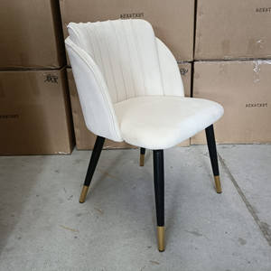 Wholesale Modern Home Furniture Set Restaurant <strong>Velvet</strong> Upholstered Dining <strong>Chair</strong> for <strong>UK</strong> Market - Product Image 1