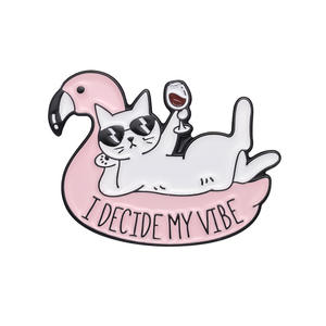 เข็มกลัดเคลือบรูปแมวออกแบบได้ตามต้องการ - Product Image 5