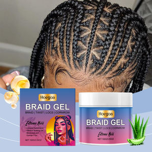 <span class=keywords><strong>Gel</strong></span> <span class=keywords><strong>Coiffant</strong></span> Hoegoa pour Tresses : Nourrissant, Hydratant, Anti-Frisottis, Brillance Intense, Fixation Forte – Soin Capillaire pour Cheveux Normaux - Product Image 5