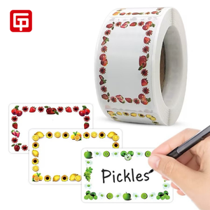 Etiquetas Adhesivas de <span class=keywords><strong>Vinilo</strong></span> Impermeables para Almacenamiento de Alimentos en Refrigerador con Recordatorio de Fecha y Contenido - Product Image 6