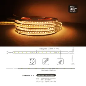 Hoch effizienter LM/W220 High Cri 90 Samsung 2835 SMD LED-Streifen Warmweiß