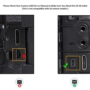 Cable <span class=keywords><strong>USB</strong></span> Tipo A para Transferencia de Fotos y Carga para Cámaras DSLR D3300/<span class=keywords><strong>D750</strong></span>/D5300/D7200/D3200/Coolpix B500 (Lista Completa Debajo) - Product Image 5