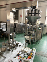Machine d'emballage de films de haute précision tout-en-un pour pesage et remplissage, haute productivité, pour snacks, pop-corn, noix et chips
