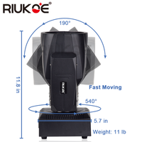 Mini projecteur LED Movinghead Beam Wash Zoom 7x12 LED