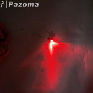 ชุดไฟเลี้ยวสีเหลืองอำพัน LED ขนาดเล็ก4ชิ้น12โวลต์ชุดไฟเบรกสีแดงสายไฟ2/4สำหรับฮอนด้าซูซูกิคาวาซากิฮาร์เล่ย์อเนกประสงค์ - Product Image 5