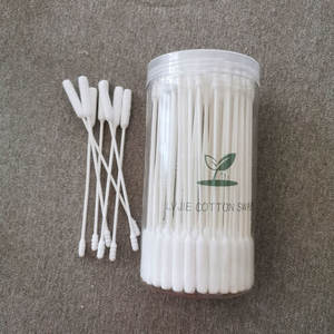 Экологически чистая бумажная палочка, большая одна боковая цилиндрическая головка, одна боковая цилиндрическая бумажная палочка, чистые длинные ватные палочки - Product Image 1