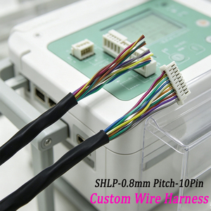 موصل JST SHLP-10V-S-B مخصص بـ 10 دبابيس وخطوة 1.0 مم مع سلك توصيل للوحات التحكم الصناعية وكاميرات LED الرقمية - Product Image 1