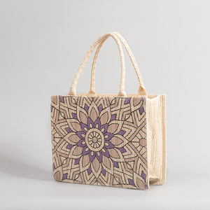 <span class=keywords><strong>Sac</strong></span> à bandoulière Boho Aztec en toile personnalisé pour femmes avec poche et fermeture éclair-Summer Waterproof Portable - Product Image 4