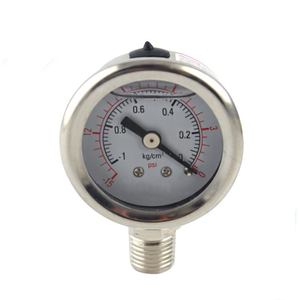 <span class=keywords><strong>40</strong></span> <span class=keywords><strong>mm</strong></span> 1/4 पीटी स्टेनलेस स्टील वैक्यूम दबाव नापने का यंत्र-1 kg दबाव नापने का यंत्र - Product Image 4