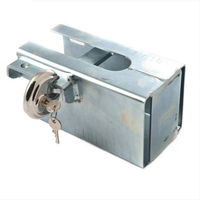 Serrure de sécurité de remorque populaire Serrure d'accouplement de caravane de remorque de haute qualité avec cadenas