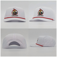 Hoge Kwaliteit Custom Golf Hoed 5 Panel Borduurwerk Logo Waterdicht Laser Gesneden Heren Snapback Caps Luipaard Dot Argyle Dobby Oxford